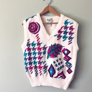 [Vintage] Lily Of Beverly Hills Funky Sweater Vest